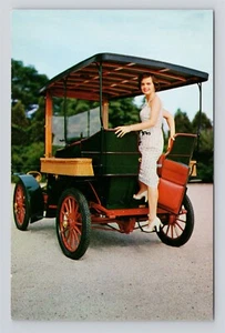 1903 Automóvil barril de entrada trasera automóvil Long Island auto museo postal - Imagen 1 de 2