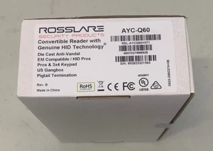 Rosslare AYC-Q60 PIN/Proximity Reader, Convertible Anti-Vandal Backlit - Bild 1 von 1