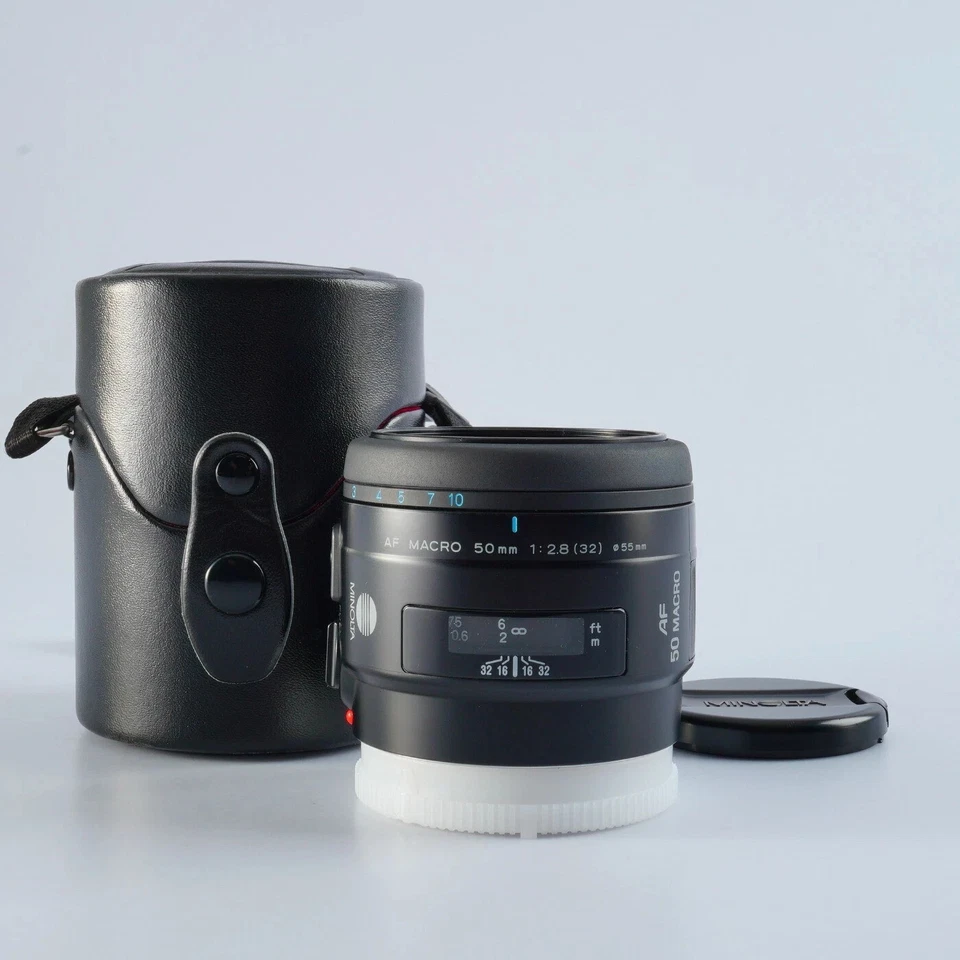 MINOLTA AF Macro 50mm f/2.8 Prime Lens from japan - Image 1 of 4