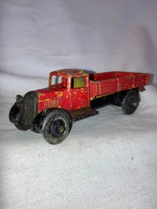 Dinky #25e Kippwagen mit Typ 4 Fahrgestell 1948-1950. Überlackiert. - Bild 1 von 9