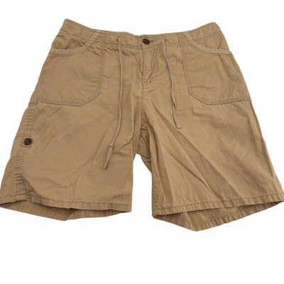 Merona Women's Cargo Shorts Size 8 Cotton Tan lightweight - Image 1 of 4