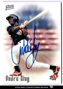 1997 Best #NNO Andre King AUTO NM Cleveland Browns - Foto 1 di 2
