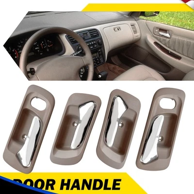 Manija interior beige izquierda y derecha delantera trasera para Honda Accord 99-04 Odyssey 1998-02 Foto 1 de 4