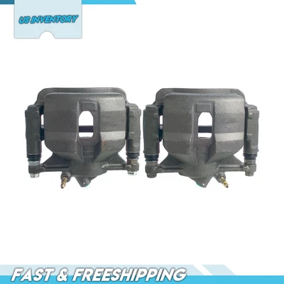 Pinzas de freno delanteras izquierda derecha con soporte para Toyota Corolla Geo Prizm 1993-1997 Foto 1 de 4