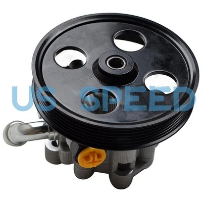 Power Steering Pump w/ Pulley for 01-07 Dodge Caravan Chrysler Town & Country - Image 1 of 4