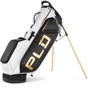 New LIMITED Ping Golf PLD Hoofer TOUR White/Black/Gold Carry/Stand Bag - Picture 1 of 3
