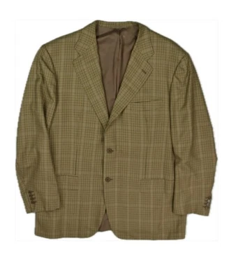 Kiton Mens 100% Cashmere Check Sport Coat Blazer Jacket 48 R Mint - Image 1 of 4