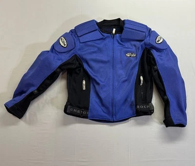 Joe Rocket Motorcycle Jacket Mens Extra Large Ballistic Series Blue Mesh Armored - Image 1 of 4