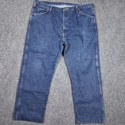 Wrangler Mens Jeans 42x27 Blue Authentics Relaxed Fit Stretch Denim - Image 1 of 4