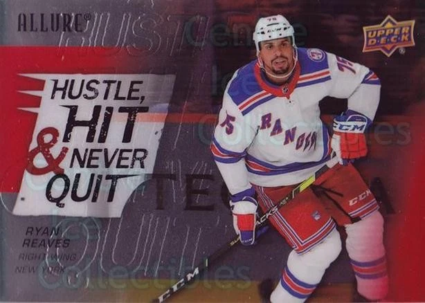 2021-22 Upper Deck Allure Hustle, Hit and Never Quit #7 Ryan Reaves - Image 1 of 1