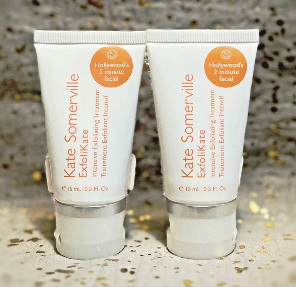 2x~Kate Somerville~ExfoliKate~Intensive Exfoliating Treatment~15ml/0.5oz ea~NWOB - Image 1 of 1