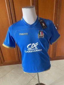 maglia calcio Shirt Jersey F.I.R. Macron Italia Rugby Nuova Con Etichetta - Photo 1/12
