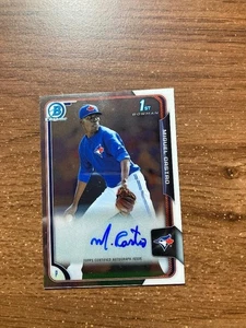 2015 Bowman Chrome Miguel Castro Autograph Blue Jays - Picture 1 of 1