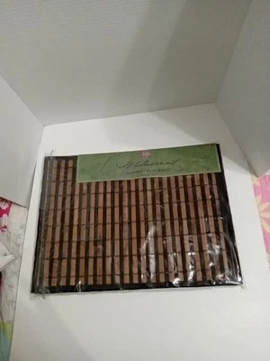 St. Laurent Bamboo Placemat 4 Piece Set. New Open Box. - Image 1 of 4