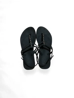 Sandalias para mujer Reef Tanga Escape Lux T Stud Negras Impermeables Foto 1 de 3