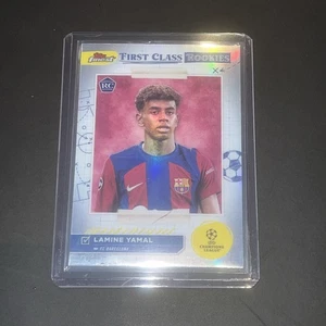 2023-24 Topps UCC FINEST LAMINE YAMAL Rookie First Class Rookie #FR-1 Barcelona  - Picture 1 of 2