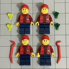 LEGO City: Deep Sea Operation Base (60096) Lot Of 4 Minifigs Minifigures D6 9