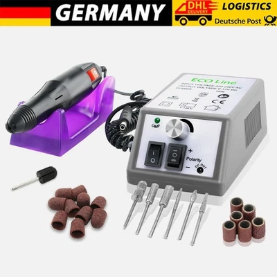 Profi Fußpflegegerät Hornhautentferner Fräser Nagelfräser Fußpflege Pediküre Set - Bild 1 von 4