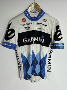 Jersey de ciclismo Castelli Garmin Cervelo TDF | Para hombre | Azul/Blanco/Negro | Grande | - Imagen 1 de 10