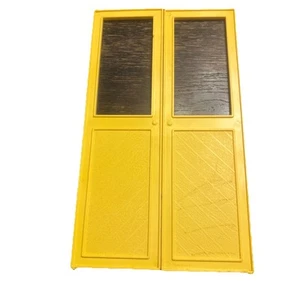 Barbie Dream House Yellow Repl Back Doors 1979 VTG-see Desc - Picture 1 of 9