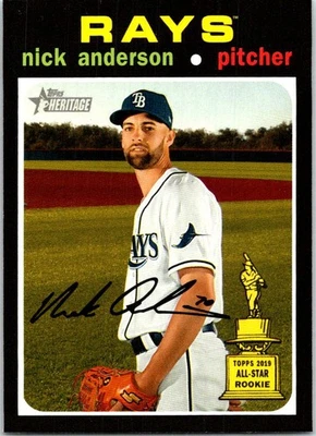 2020 Topps Heritage #316 Nick Anderson - Image 1 of 2
