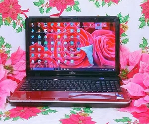 Top quality/late model/very popular/Fujitsu red/camera/256GB SSD/USB3.0 - Picture 1 of 6