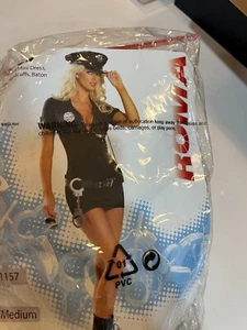 Halloween Costume Roma Sexy Stop Traffic Cop Small / Medium NEW Complete #1157 - Picture 1 of 10