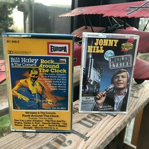 2 Musikkassetten * Jonny Hill Meilensteine * Bill Haley & The Comets - Bild 1 von 3
