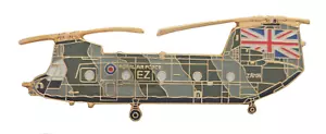 Boeing Chinook Helicopter Royal Air Force RAF Pin Badge - Picture 1 of 3