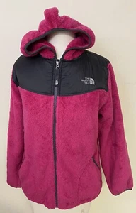 The North Face Girls Jacket Fleece OSO Full Zip Size XL Extra Large 18 Pink - Picture 1 of 12