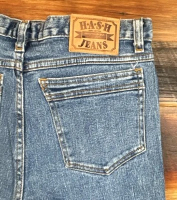 Vintage HASH Men’s Straight Leg 32x35 Stonewash Wear Wolf Jeans~New Without Tags - Image 1 of 4