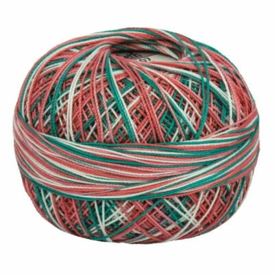 Lizbeth Egyptian Cotton Crochet Thread Size 10 Color 107 Tropical Fruit - Изображение 1 из 2