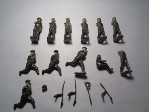 SOLDADOS DE PLOMO BRITÁNICOS VINTAGE PARA PIEZAS DE REPARACIÓN Y PIEZAS. 12 CUERPOS, PLUS. - Imagen 1 de 7