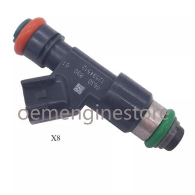 2172436 8 piezas inyectores de combustible para Chevrolet Silverado 1500 4,3 L 2007-2009 Foto 1 de 4