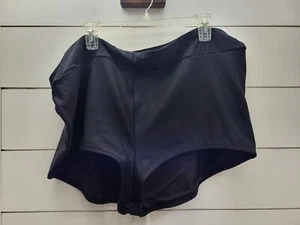Women's Swimwear Bottoms. 3X Black Highwaisted Boyshort Indigo Sky  - Picture 1 of 3