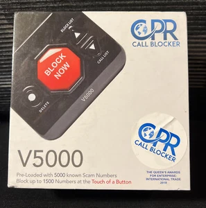 CPR Bloker połączeń telefonicznych V5000 All in One Oszustwo stacjonarne Bloker połączeń Stop Robocall - Zdjęcie 1 z 4