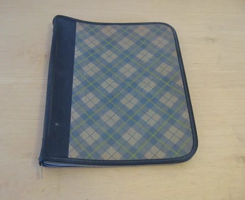 1950's Vintage NCAA College Football Notebook 3 Ring Zipper Mint Unused Wow !!!! Cover