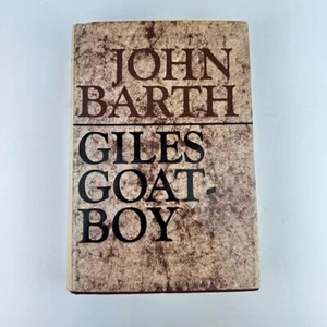 Giles Goat-Boy or, The Revised New Syllabus by John Barth Vtg 1966 HC/DJ - Picture 1 of 15