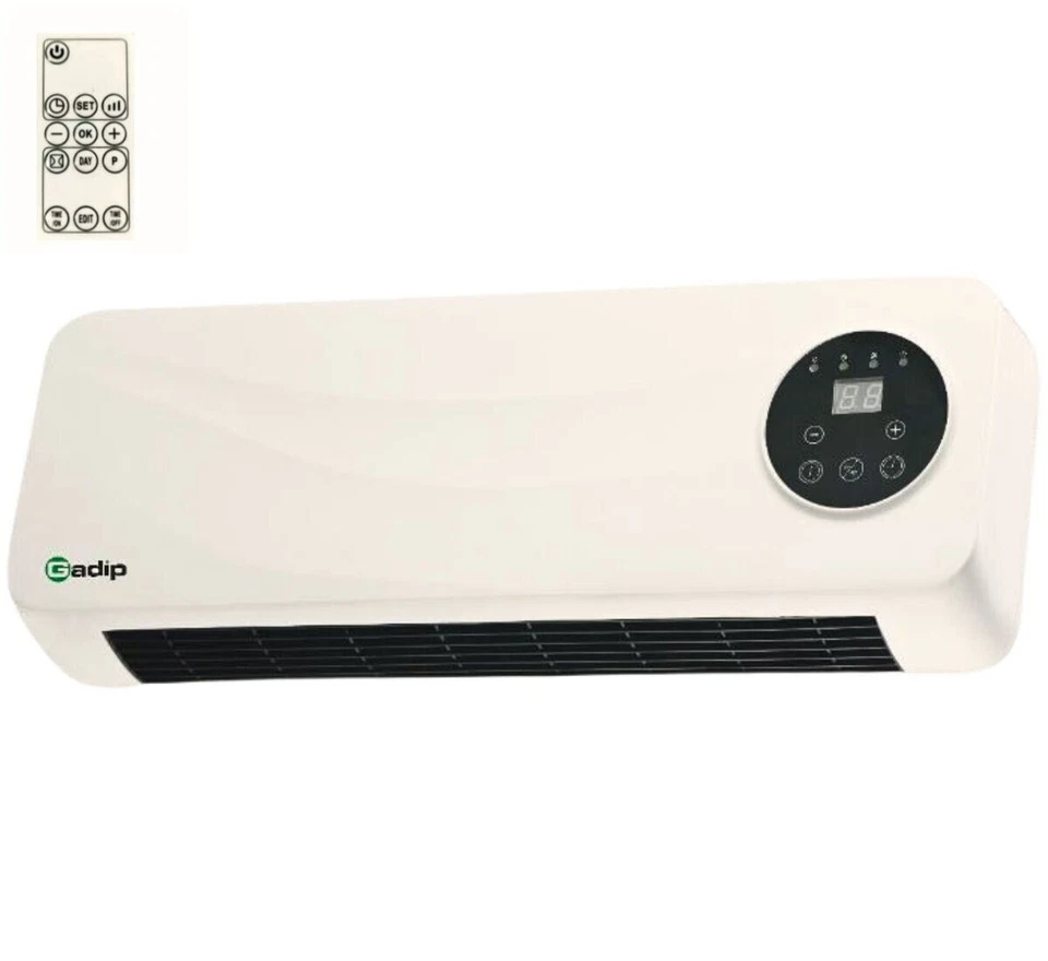 GTCH20E GADIP TERMOCONVETTORE A PARETE CON ELEMENTI RISCALDANTI CERAMICA 2000 W