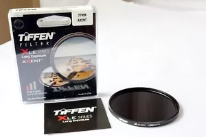 New Tiffen 77mm XLE Series aXent ND 3.0 Filter (10-Stop) MFR #77ND30 Unused - Picture 1 of 8