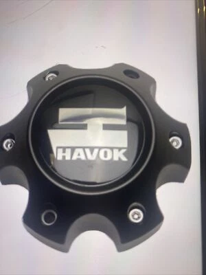Tapa central de rueda Havok (CBH06-C1P) con tornillos. Negro brillante  Foto 1 de 2