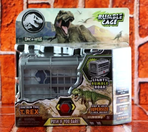 Jurassic World Captivz Epic Battles T-Rex Rumble Cage Lights and Sounds NEW - Picture 1 of 10