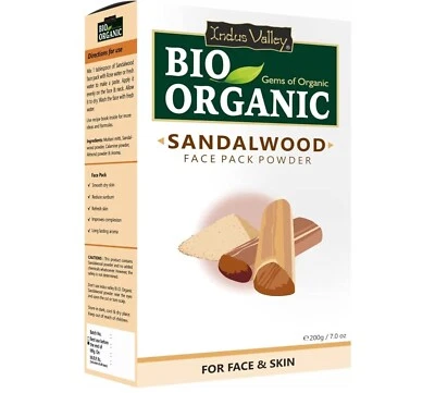 Sandalwood Face Mask Multani Mitti, Almond & Calamine Clay Natural Skin Care - Image 1 of 4