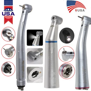 Dental 1:5/1:1 LED Glasfaser High/Low Speed E-Generator Winkelstück - Bild 1 von 28