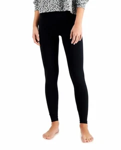 NUEVO CON ETIQUETAS Jenni Íntimates Algodón/Spandex Elastizado Pull On Leggings/Salón Negro-X-Pequeño - Imagen 1 de 2