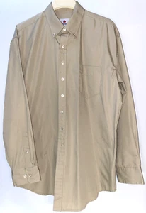 Conceal Carry Shirt Tactical Firearm hellbraun khaki Herren XL verdeckter Druckknopf Langarm - Bild 1 von 10