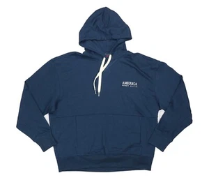 Perry Ellis America Kangaroo Pocket Hoodie Men's Sweatshirt XL NWT Navy - Picture 1 of 1