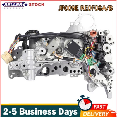 Cuerpo de válvula JF009E RE0F08A con solenoides para NISSAN CUBE MAXIMA NOTE VERSA 2008-up Foto 1 de 4