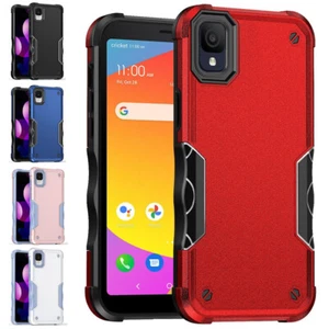 For TCL ION Z T501L T501C Cricket Shockproof Non Slip Case Bumper Cover + Screen - Picture 1 of 34