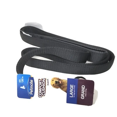 1 cojín Petmate Comfort 1” X 6 pies correa grande para perro negro nuevo  Foto 1 de 4
